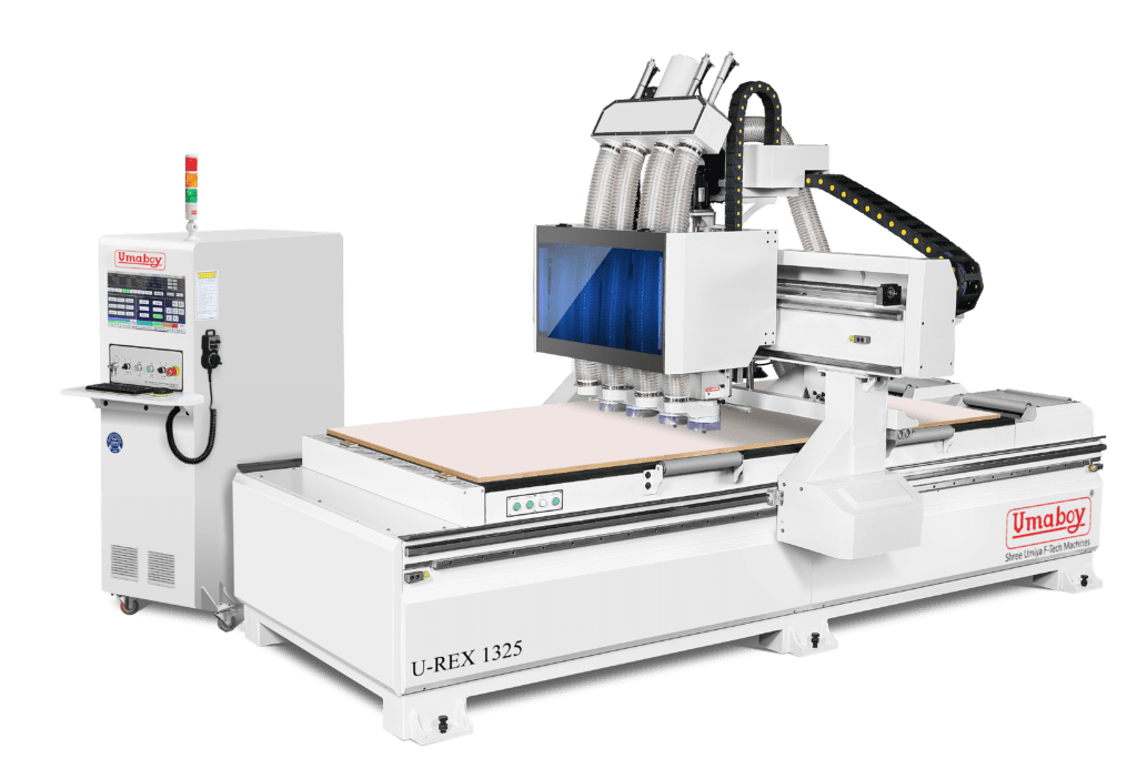 Nesting CNC Router U-Rex 1325 4 Spindle Supplier in India